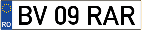 Truck License Plate